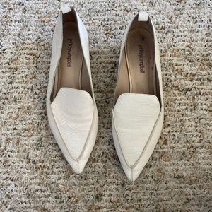 White Jeffrey Campbell Flats